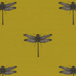 CLARKE AND CLARKE F1327/04.CAC.0 AZURE OCHRE Fabric - Eade's Wallpaper