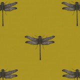 CLARKE AND CLARKE F1327/04.CAC.0 AZURE OCHRE Fabric - Eade's Wallpaper