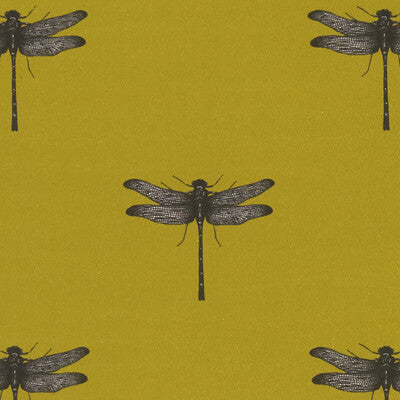 CLARKE AND CLARKE F1327/04.CAC.0 AZURE OCHRE Fabric - Eade's Wallpaper