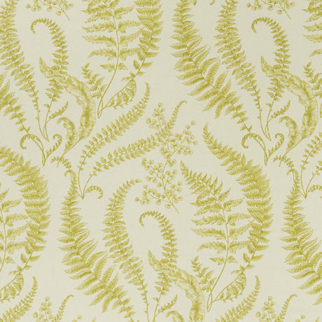 CLARKE AND CLARKE F1328/01.CAC.0 FOLIUM CHARTREUSE Fabric - Eade's Wallpaper