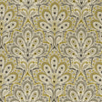 CLARKE AND CLARKE F1332/01.CAC.0 PERSIA CHARCOAL/OCHRE Fabric - Eade's Wallpaper