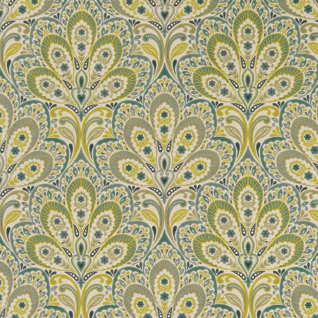 CLARKE AND CLARKE F1332/03.CAC.0 PERSIA MINERAL Fabric - Eade's Wallpaper