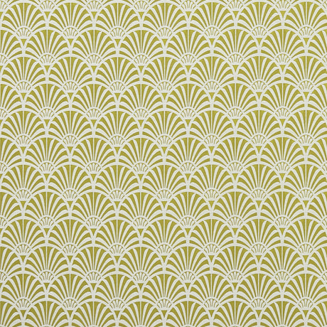 CLARKE AND CLARKE F1351/02.CAC.0 ZELLIGE CHARTREUSE Fabric - Eade's Wallpaper