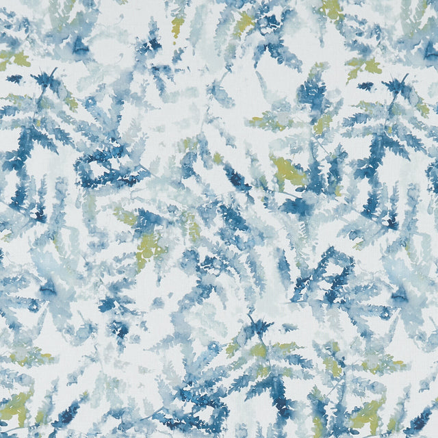 CLARKE AND CLARKE F1353/03.CAC.0 ARIELLI TEAL/CITRUS Fabric - Eade's Wallpaper