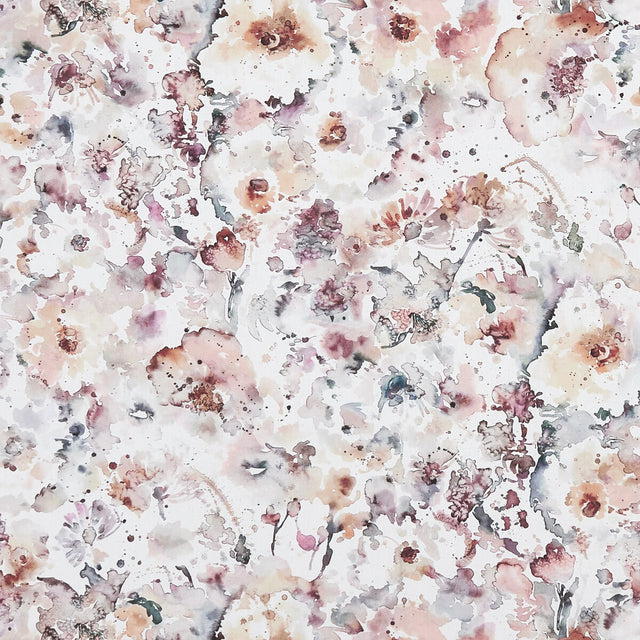 CLARKE AND CLARKE F1355/02.CAC.0 FLORRIE PASTEL Fabric - Eade's Wallpaper