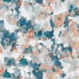 CLARKE AND CLARKE F1357/03.CAC.0 MARISSA TEAL/SPICE Fabric - Eade's Wallpaper