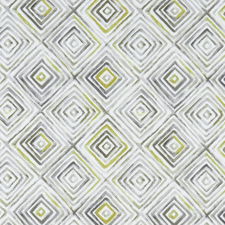 CLARKE AND CLARKE F1359/01.CAC.0 OTIS CHARTREUSE/CHARCOAL Fabric - Eade's Wallpaper
