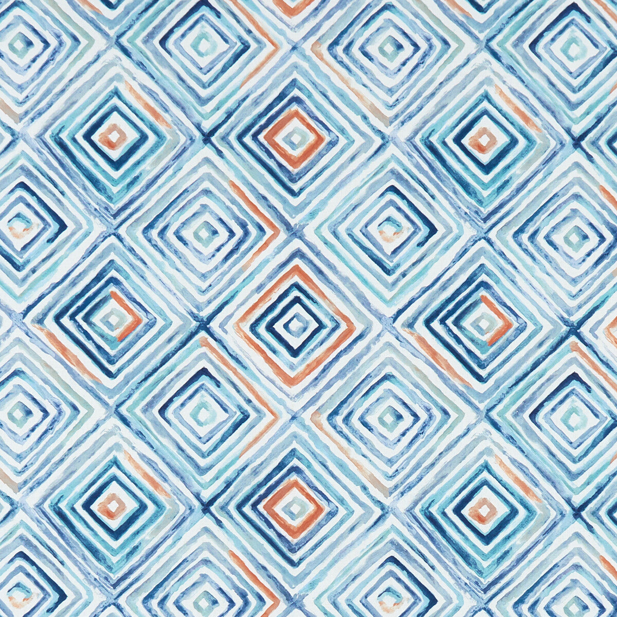CLARKE AND CLARKE F1359/02.CAC.0 OTIS DENIM/SPICE Fabric - Eade's Wallpaper