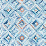 CLARKE AND CLARKE F1359/02.CAC.0 OTIS DENIM/SPICE Fabric - Eade's Wallpaper