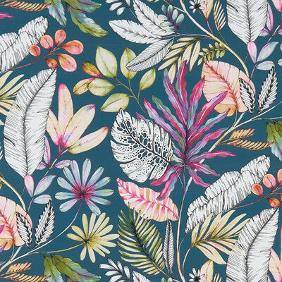 CLARKE AND CLARKE F1363/02.CAC.0 TROPICANA MULTI Fabric - Eade's Wallpaper