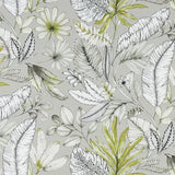 CLARKE AND CLARKE F1363/04.CAC.0 TROPICANA SMOKE Fabric - Eade's Wallpaper