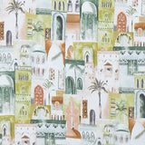 CLARKE AND CLARKE F1368/01.CAC.0 MARRAKECH APPLE Fabric - Eade's Wallpaper