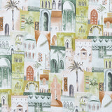 CLARKE AND CLARKE F1368/01.CAC.0 MARRAKECH APPLE Fabric - Eade's Wallpaper