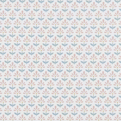 CLARKE AND CLARKE F1373/01.CAC.0 FLEUR BLUSH/MINERAL Fabric - Eade's Wallpaper