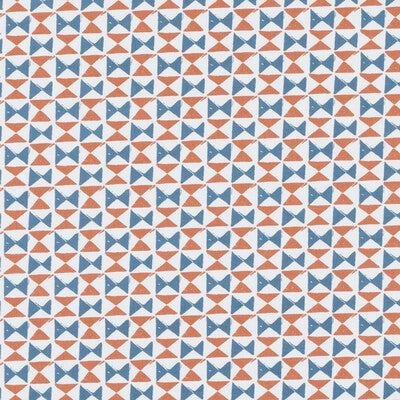 CLARKE AND CLARKE F1376/03.CAC.0 ORIANNA DENIM/SPICE Fabric - Eade's Wallpaper
