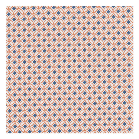 CLARKE AND CLARKE F1377/02.CAC.0 ORTIS DENIM/SPICE Fabric - Eade's Wallpaper