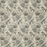 CLARKE AND CLARKE F1429/02.CAC.0 AVIUM CHARCOAL Fabric - Eade's Wallpaper