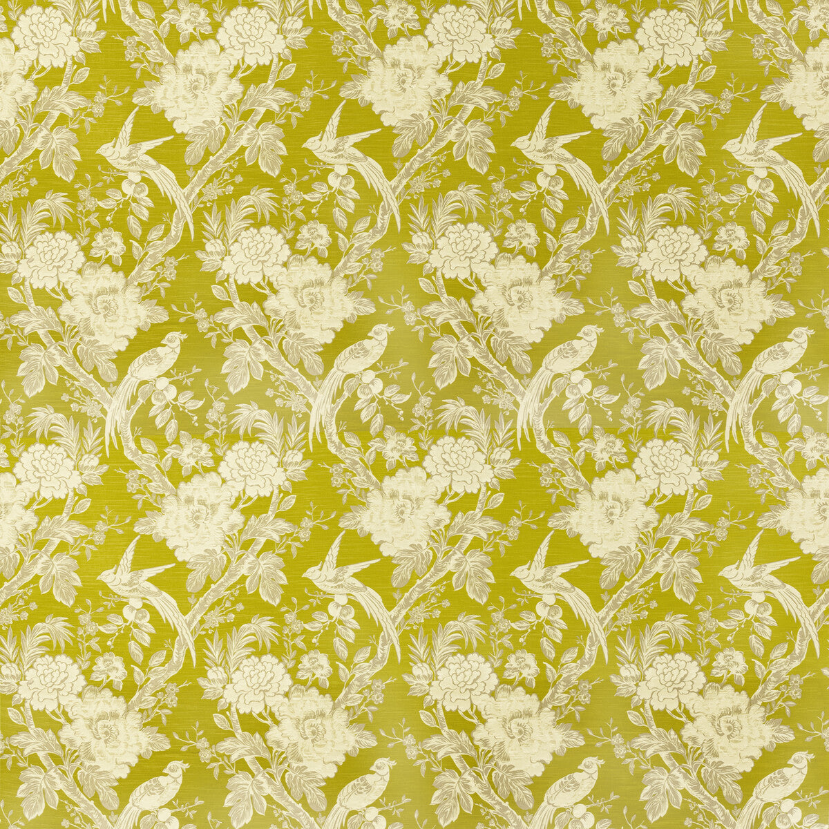 CLARKE AND CLARKE F1429/03.CAC.0 AVIUM CHARTREUSE Fabric - Eade's Wallpaper