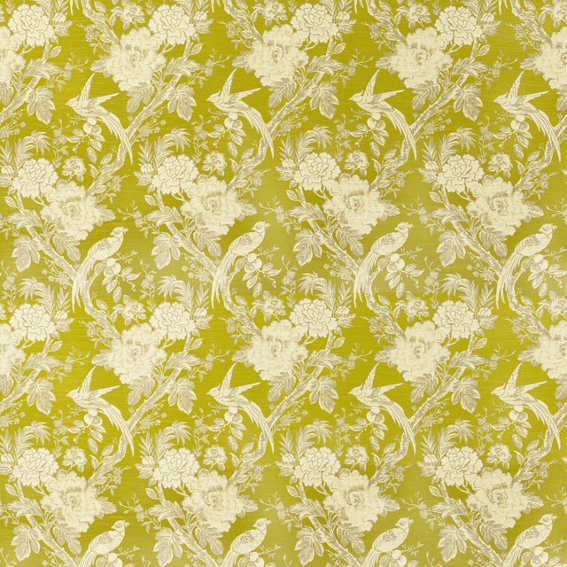 CLARKE AND CLARKE F1429/03.CAC.0 AVIUM CHARTREUSE Fabric - Eade's Wallpaper