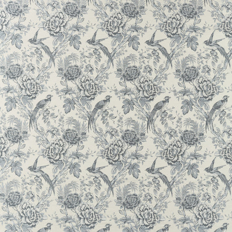CLARKE AND CLARKE F1429/04.CAC.0 AVIUM DENIM Fabric - Eade's Wallpaper