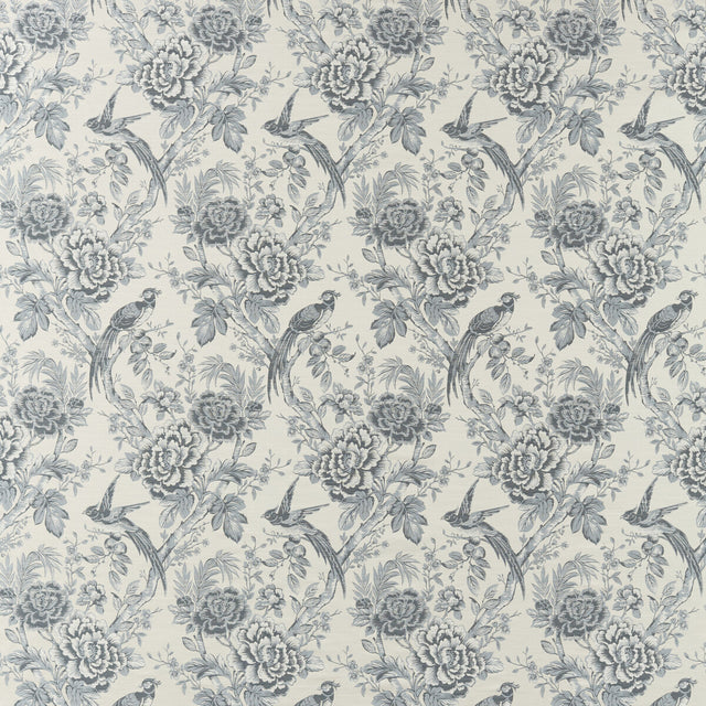 CLARKE AND CLARKE F1429/04.CAC.0 AVIUM DENIM Fabric - Eade's Wallpaper