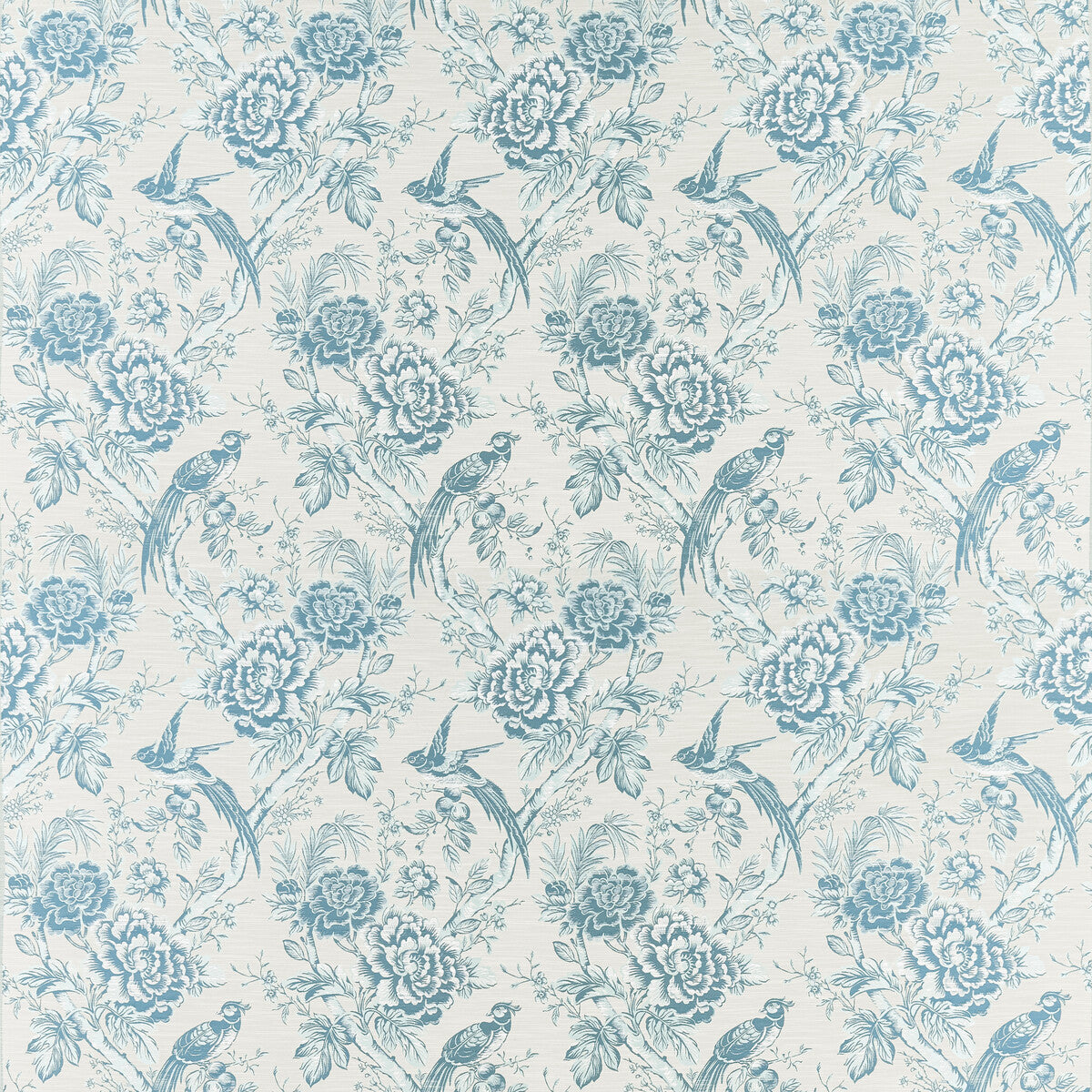 CLARKE AND CLARKE F1429/05.CAC.0 AVIUM EAU DE NIL Fabric - Eade's Wallpaper