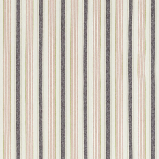 CLARKE AND CLARKE F1430/01.CAC.0 BELVOIR BLUSH/DAMSON Fabric - Eade's Wallpaper