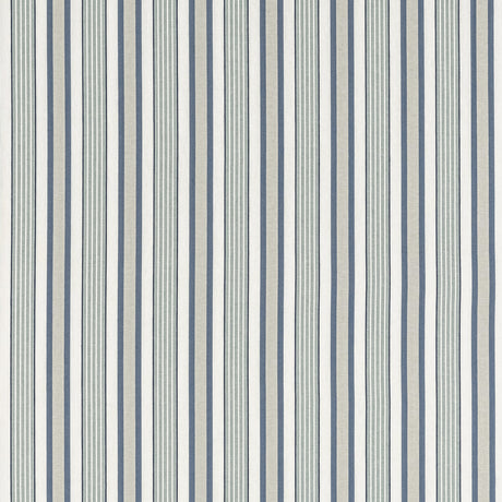 CLARKE AND CLARKE F1430/05.CAC.0 BELVOIR MINERAL/DENIM Fabric - Eade's Wallpaper