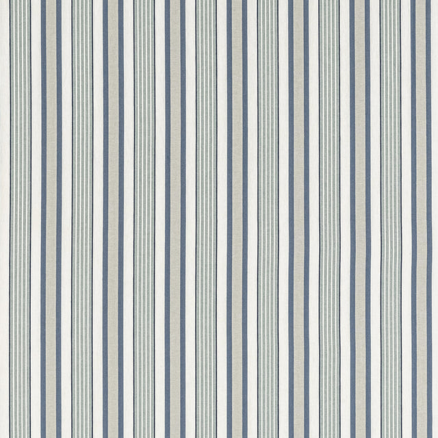 CLARKE AND CLARKE F1430/05.CAC.0 BELVOIR MINERAL/DENIM Fabric - Eade's Wallpaper