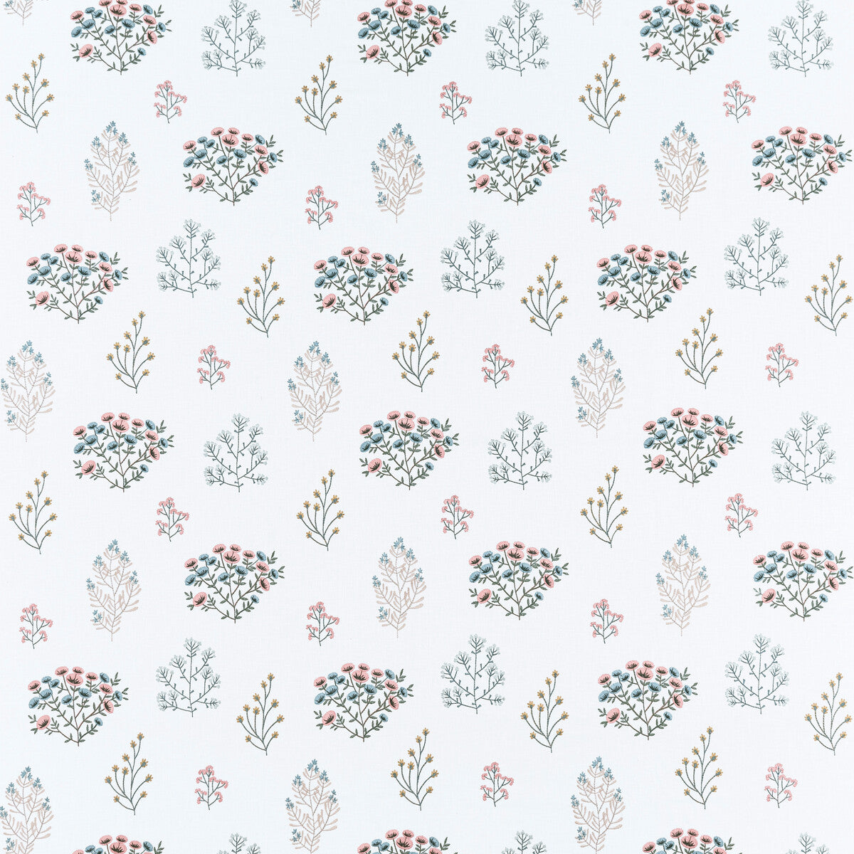 CLARKE AND CLARKE F1431/03.CAC.0 FLORIS EAU DE NIL Fabric - Eade's Wallpaper