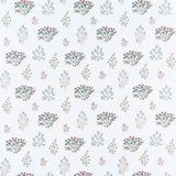 CLARKE AND CLARKE F1431/03.CAC.0 FLORIS EAU DE NIL Fabric - Eade's Wallpaper