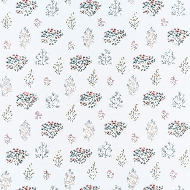 CLARKE AND CLARKE F1431/03.CAC.0 FLORIS EAU DE NIL Fabric - Eade's Wallpaper