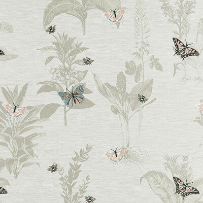 CLARKE AND CLARKE F1432/03.CAC.0 MONARCH EAU DE NIL Fabric - Eade's Wallpaper