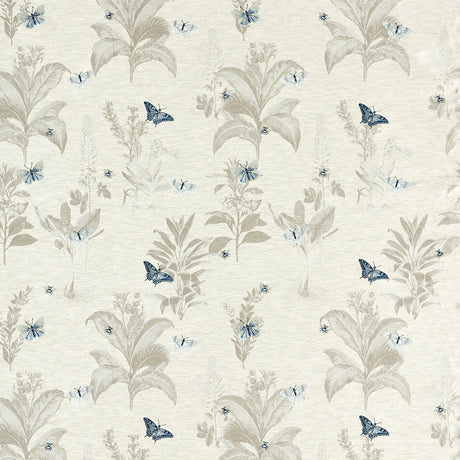 CLARKE AND CLARKE F1432/04.CAC.0 MONARCH MINERAL/DENIM Fabric - Eade's Wallpaper