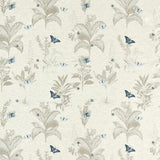 CLARKE AND CLARKE F1432/04.CAC.0 MONARCH MINERAL/DENIM Fabric - Eade's Wallpaper