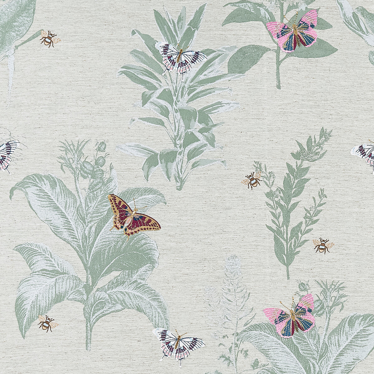 CLARKE AND CLARKE F1432/05.CAC.0 MONARCH SUMMER Fabric - Eade's Wallpaper