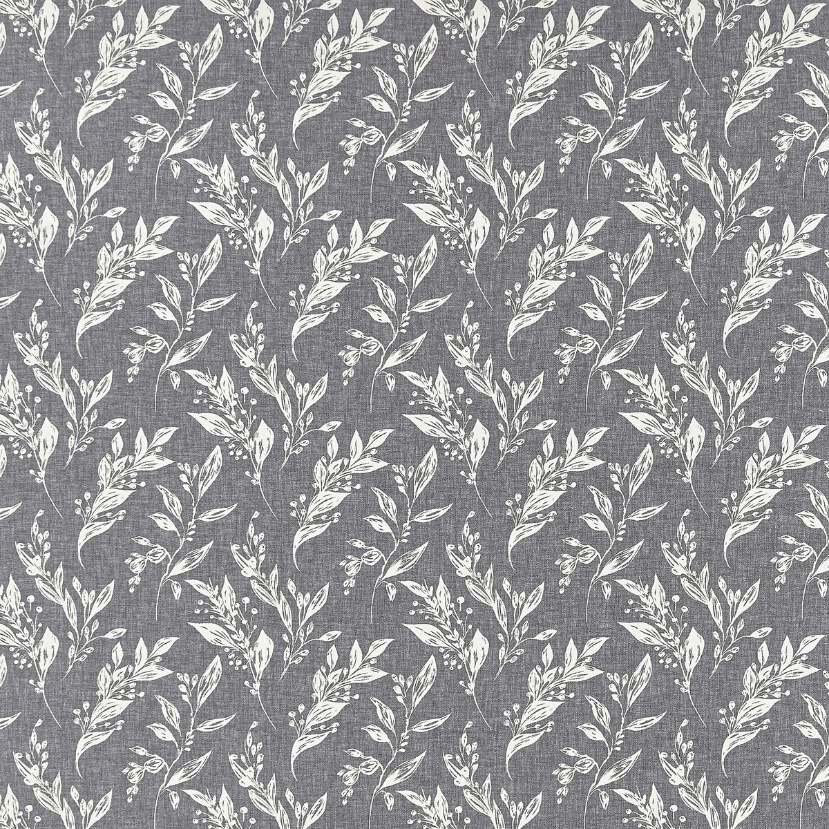 CLARKE AND CLARKE F1440/01.CAC.0 ETERNAL CHARCOAL Fabric - Eade's Wallpaper