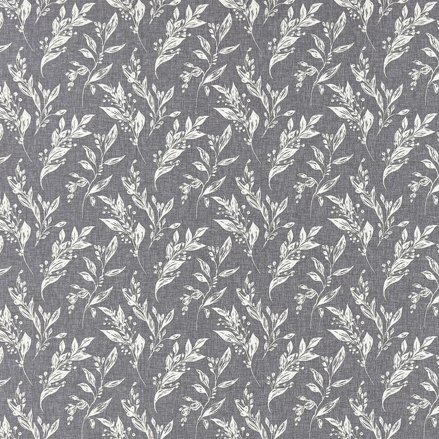 CLARKE AND CLARKE F1440/01.CAC.0 ETERNAL CHARCOAL Fabric - Eade's Wallpaper