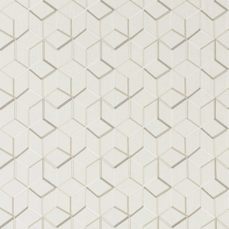 CLARKE AND CLARKE F1443/02.CAC.0 LINEAR IVORY Fabric - Eade's Wallpaper