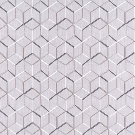 CLARKE AND CLARKE F1443/04.CAC.0 LINEAR SILVER Fabric - Eade's Wallpaper