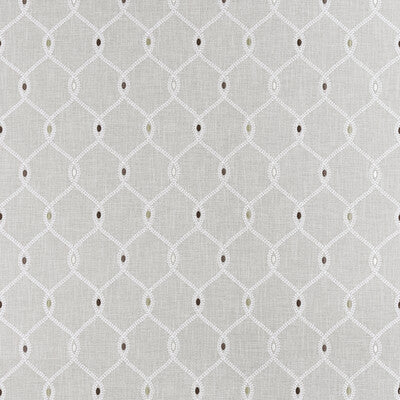 CLARKE AND CLARKE F1446/04.CAC.0 OPUS SILVER Fabric - Eade's Wallpaper