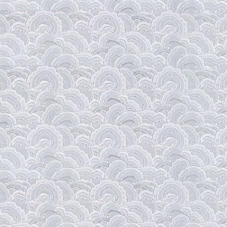 CLARKE AND CLARKE F1458/05.CAC.0 LANGEI SILVER Fabric - Eade's Wallpaper