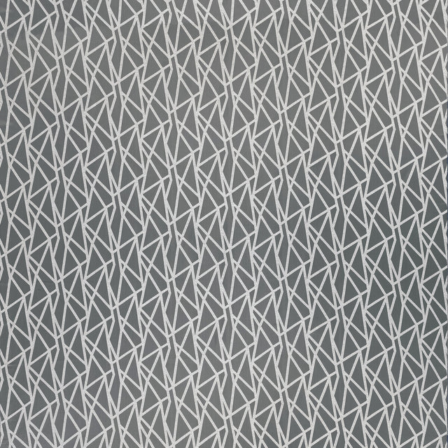 CLARKE AND CLARKE F1459/04.CAC.0 GEOMO PEWTER Fabric - Eade's Wallpaper