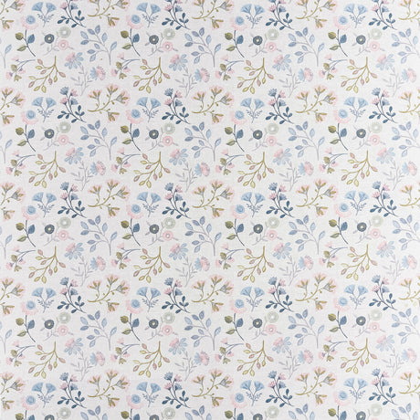 CLARKE AND CLARKE F1461/03.CAC.0 ALDER MIDNIGHT Fabric - Eade's Wallpaper