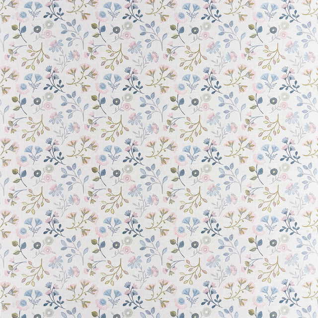 CLARKE AND CLARKE F1461/03.CAC.0 ALDER MIDNIGHT Fabric - Eade's Wallpaper