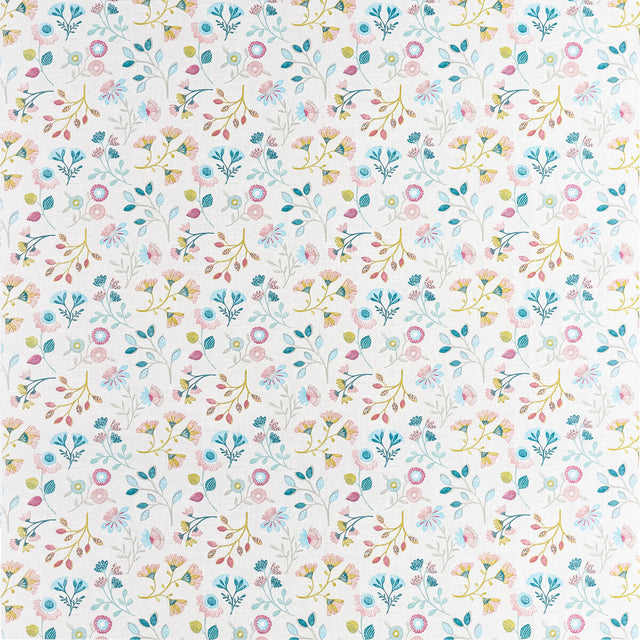 CLARKE AND CLARKE F1461/05.CAC.0 ALDER SUMMER Fabric - Eade's Wallpaper