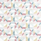 CLARKE AND CLARKE F1464/04.CAC.0 LANNA MINERAL/BLUSH Fabric - Eade's Wallpaper