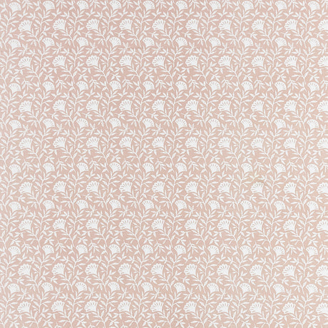 CLARKE AND CLARKE F1465/01.CAC.0 MELBY BLUSH Fabric - Eade's Wallpaper