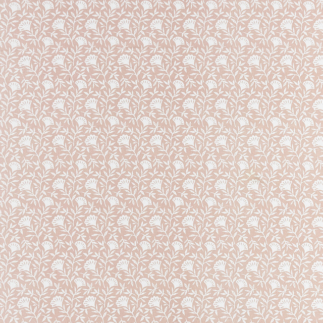 CLARKE AND CLARKE F1465/01.CAC.0 MELBY BLUSH Fabric - Eade's Wallpaper
