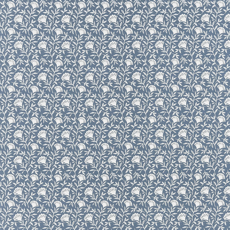 CLARKE AND CLARKE F1465/03.CAC.0 MELBY MIDNIGHT Fabric - Eade's Wallpaper